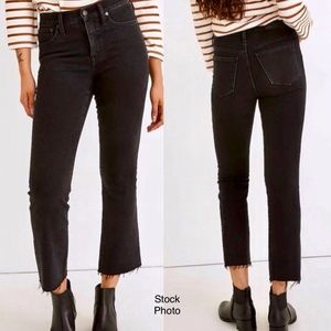 Madewell Cali Demi-Boot Black Jeans
